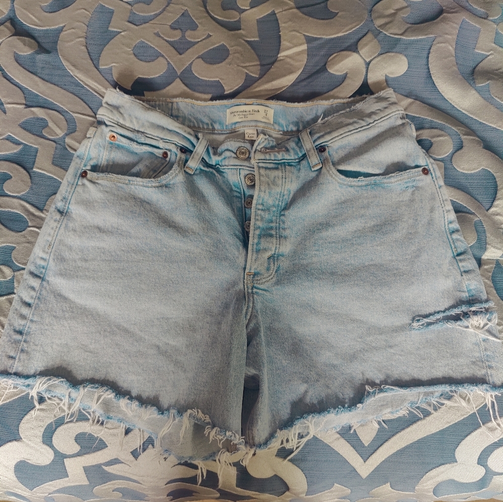 Abercrombie Curve Love Jean Shorts